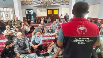 Yığılca'da tarım destekleri ve kahverengi kokarca ile mücadele bilgilendirmesi yapıldı