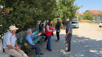 Uşak tarım ekipleri sahada üreticilere destek oluyor