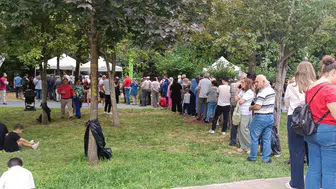 Eskişehir aile pikniğinde yemekler bir saat içinde tükendi