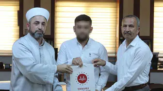 Kütahya'da cezaevinde Müslüman olan Hristiyan, yeni bir hayata adım attı