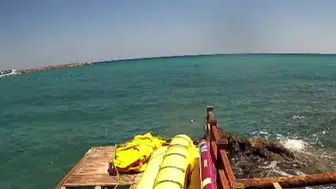 Küçük deniz felaketinin son anları: Kıbrıs’ta batan feribotun görüntüleri ortaya çıktı