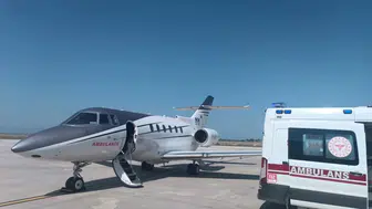 Van'da bir aylık bebeğe uçak ambulansla acil sevk