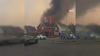 West Midlands'daki ormanlık yangınlardan sonra evler büyük hasar gördü