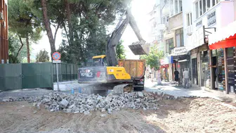 Efeler'de adliye yanındaki yol yenileniyor, ulaşımda konfor artacak