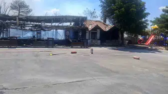 Kulu'daki dinlenme tesisinde yangın paniği: Restoran kullanılamaz hale geldi
