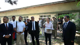 Erzurum Lisesine devredilen tarihi hastane binasında önemli inceleme