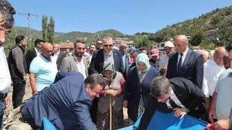 Amasya'nın ümük köyünde modern sulama tesisi açıldı