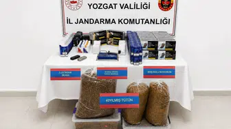 Yozgat'ta kaçak tütün baskınında 3 bin 560 makaron ele geçirildi