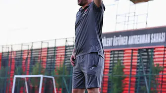 Çorum fk, kasımpaşa maçı öncesi son antrenmanı yaptı
