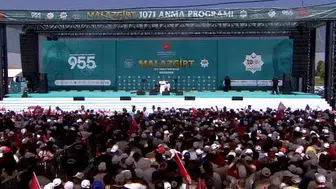 Cumhurbaşkanı Erdoğan'dan Malazgirt 1071 anma programında güçlendirici mesaj