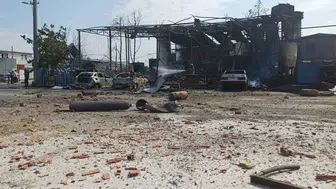 Salihli'deki gaz dolum tesisinde patlama: 2 ölü, 2 yaralı