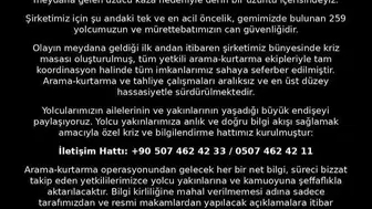 Filo Denizcilik, Girne kazası sonrası yolcu yakınları için iletişim hattı oluşturdu