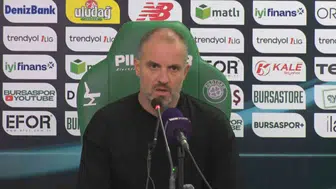 Bursaspor'un hocası Mustafa Er: İlk yarıda iyiydik, ikinci yarı kötüydük