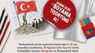 Merkezefendi'de çocuklar zafer bayramı'nı sanatla kutlayacak