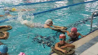 Germencik'teki yaz spor okulları yüzme eğitimleriyle dolu