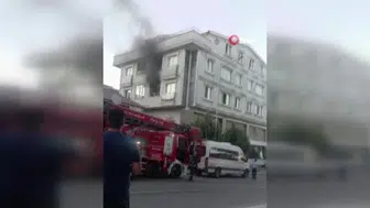 Darıca'da mutfak yangınında doğalgaz patladı, paniğe neden oldu