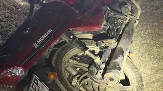 Edirne'de motosiklet kazasında sürücü yaralandı