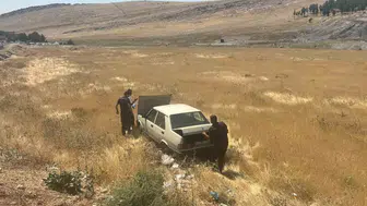 Mardin'de kontrolden çıkan otomobil devrildi: Sürücü hastaneye kaldırıldı