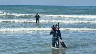 Samsun'da denizde kaybolan kadın için arama çalışmaları sürüyor