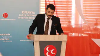 MHP Kütahya Merkez İlçe kongresinde güven tazeledi: Selman Tuğ yeniden başkan