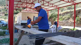 Bozdoğan'da dört mahallede sosyal tesisler modernize ediliyor