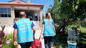 Niğde'de evde sağlık hizmetleriyle hastalar evlerinde tedavi ediliyor