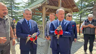 Tarım ve Orman Bakan Yardımcısı Polat, keklik üretim istasyonunu ziyaret etti