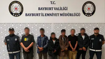 Bayburt'ta göçmen kaçakçılığına operasyon: 6 düzensiz göçmen yakalandı