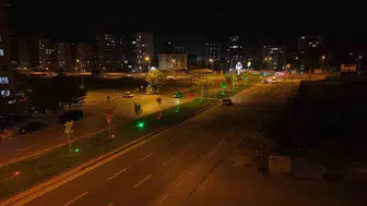 Kayseri'de estetik dokunuşlarla gece aydınlanıyor