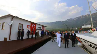 Akyaka'da sahil güvenlik destek hizmet binası açıldı