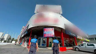 Zabıta denetiminde son kullanma tarihi geçmiş ürün satan market 3 gün kapatıldı