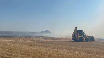 Ergene'de anız yangını panyalarda maddi hasara yol açtı