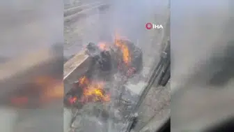 Çorlu'da çıkan anız yangını büyük hasara yol açtı