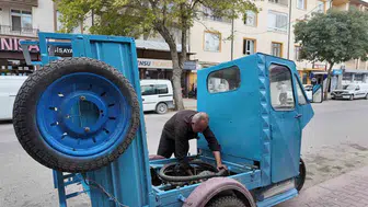 Konya'nın yük taşımacılığındaki efsane dört tekerli motosikletler ustalarla yaşıyor