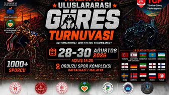 Malatya'da uluslararası güreş heyecanı: 15 ülkeden bin 19 sporcu mindere çıkacak