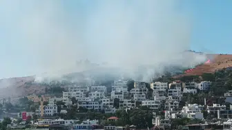 Bodrum'da alevlerin tehdidi: Yangın söndürme çalışmaları devam ediyor