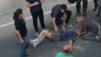 Adıyaman'da motosiklet kazası: Sürücü alt geçide düştü