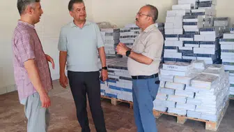 Nazilli'de eğitim yılı öncesi ders kitapları için hazırlıklar kontrol edildi