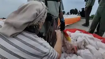 Karadenizli kadınların yamaç paraşütüne olan ilgisi renk kattı