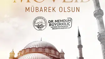 Başkan Büyükkılıç’tan Mevlid Kandili mesajı: Huzur ve merhamet insanlığın en büyük ihtiyacı