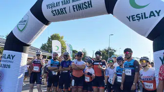 Yeşilay yarı maratonu sağlıklı yaşam için koşuyor