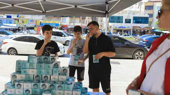 Mersin'de Mevlit Kandili'nde 15 bin simit dağıtıldı