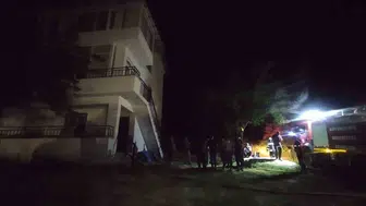 Gece yarısı Malatya'da evde yangın paniği yaşandı