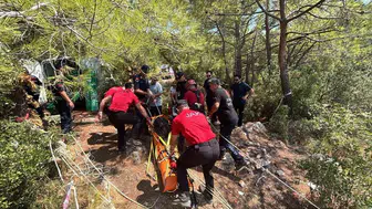Kayaköy'de yüksekten düşen şahıs yaşamını yitirdi
