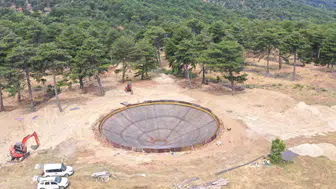 Yangın güvenliğine katkı: Madra Dağları’nda yeni helikopter havuzu açıldı