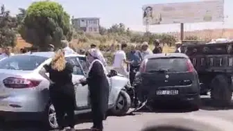 Gaziantep'te zincirleme trafik kazasında 2 kişi yaralandı