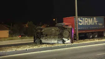 Eskişehir'de kontrolden çıkan Tofaş takla attı: 1 kişi hastaneye kaldırıldı