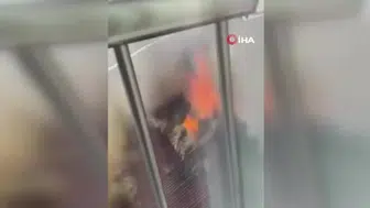 Kağıthane'de çatı katında yangın: Ekipler hızla müdahale etti