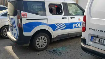 Şanlıurfa'da polis aracına zarar veren kişi adliyeye sevk edildi
