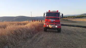 Sinop'ta anız yangınına zamanında müdahale: Korkulan olmadı